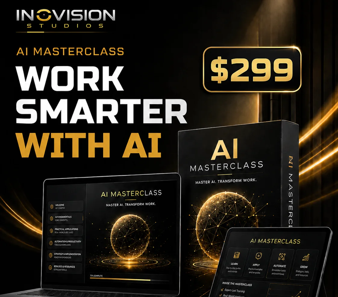 Inovision Studios Master AI in 5 Hours hands-on AI training for professionals, entrepreneurs and beginners