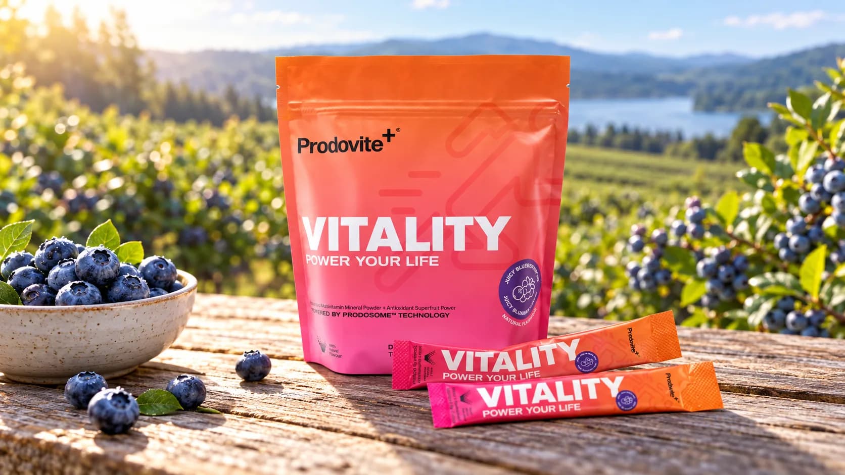 Health Ragne Vitality Daily MultiVitamin and Antioxidant Drink Mix