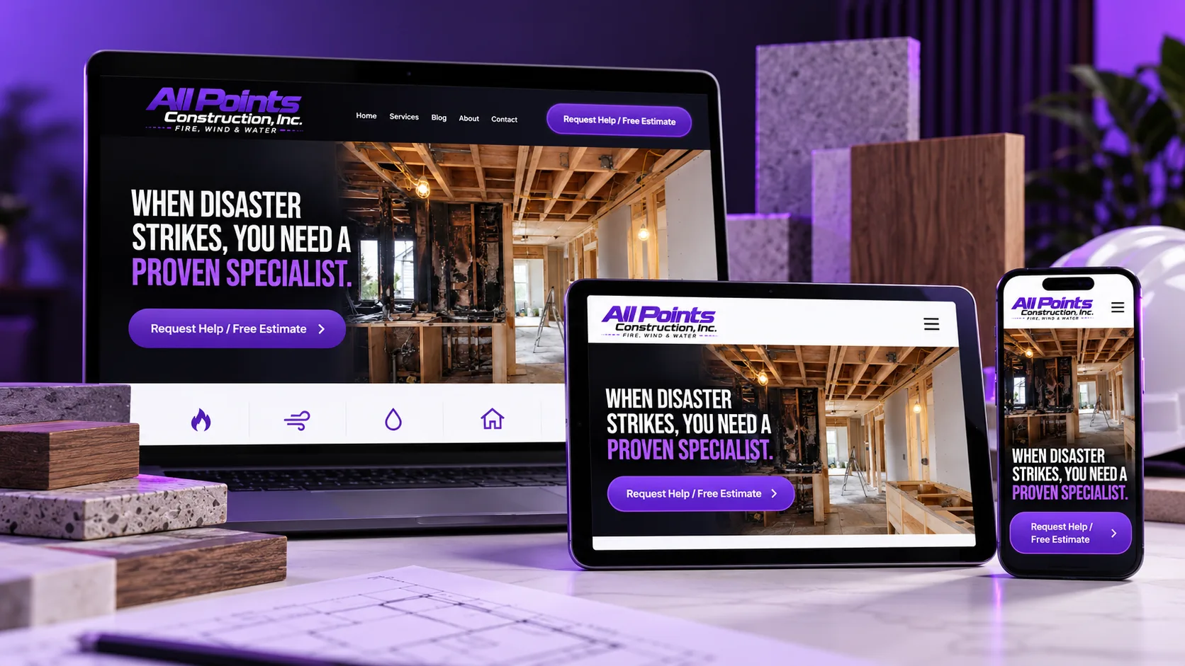 Allpoints Construction Website