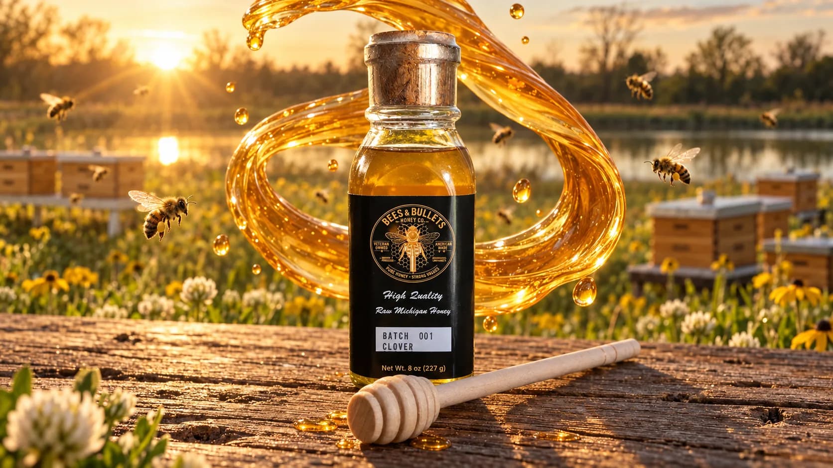 BEE's And Bullets Honey
