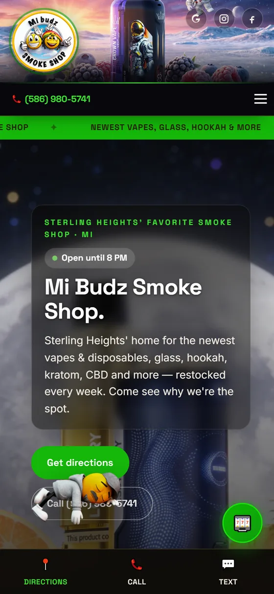 Mi Budz — mobile site by Inovision Studios