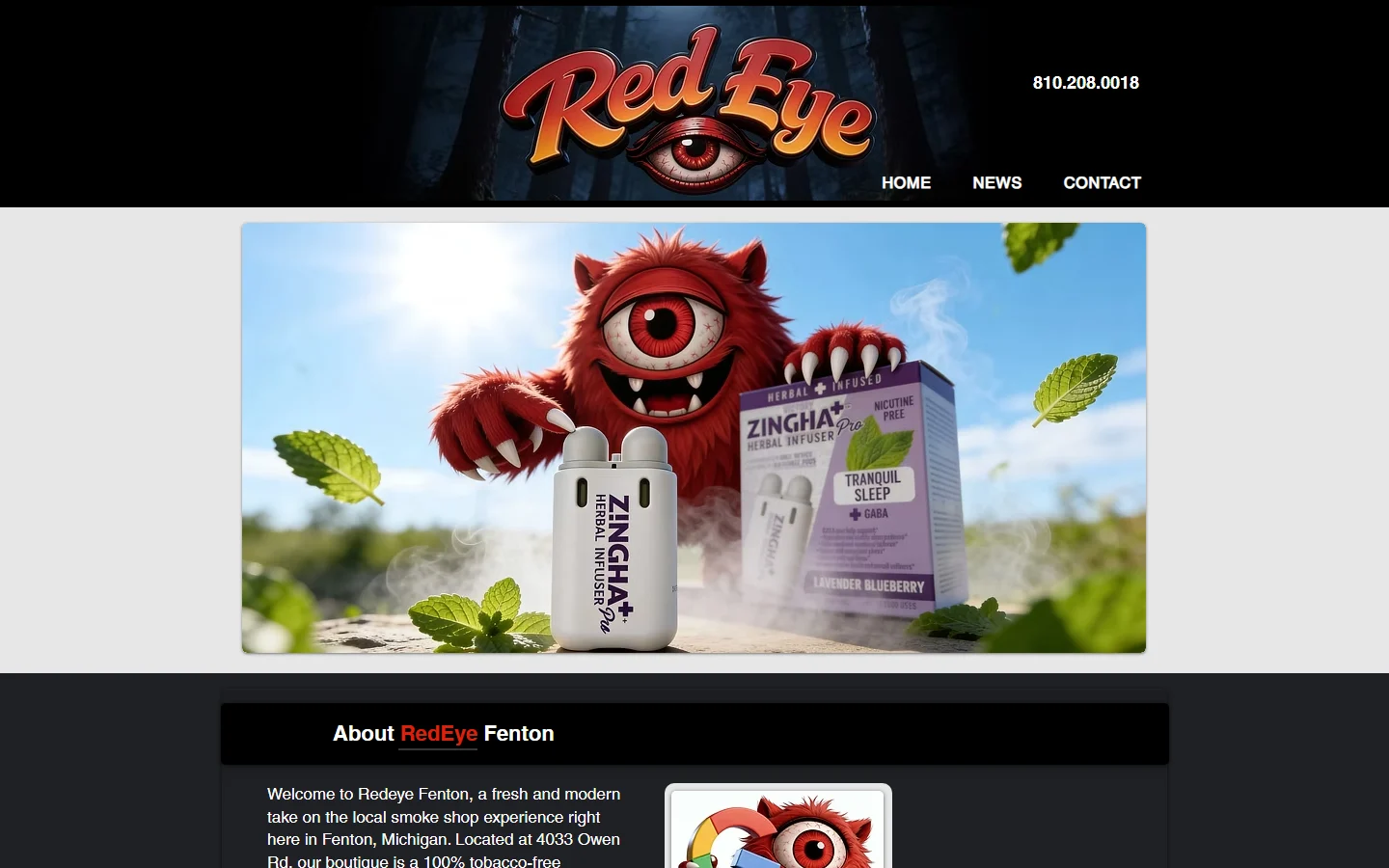 Redeye Fenton site