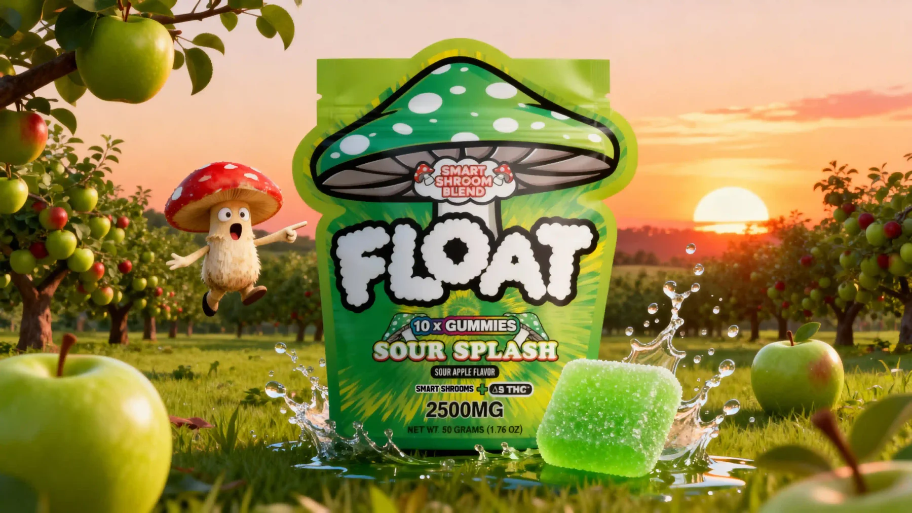 Float Gummies Render